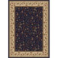 Radici Usa Inc Radici 1593-1172-NAVY Como Rectangular Navy Blue Traditional Italy Area Rug; 5 ft. 5 in. W x 7 ft. 7 in. H 1593/1172/NAVY